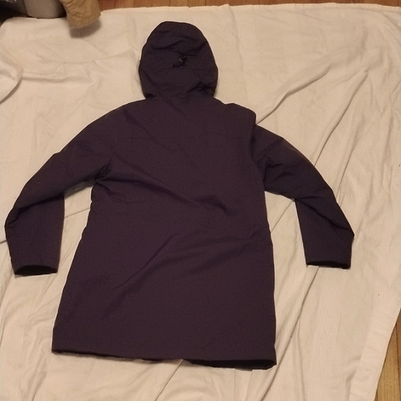 l.l.bean winter coat womens m petite jacket parka mid length - Picture 2 of 4